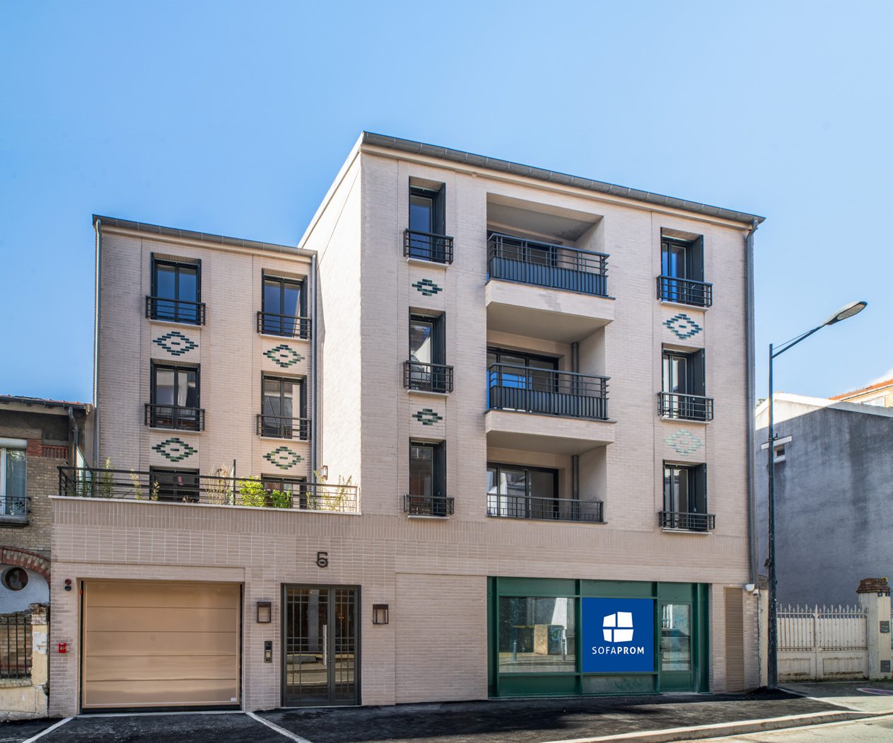 Le 6 à Fontenay-sous-Bois, photographie issue de la plaquette SOFAPROM, vue 1